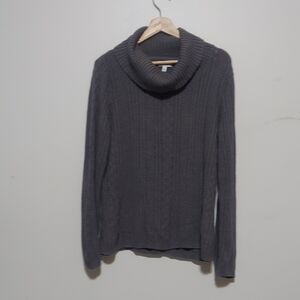 Croft & Barrow Charcoal Turtleneck Sweater